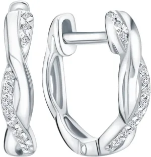 11mm Pave diamond Huggie Hoops, 14k Gold Minimalist Hoop Earring, Diamond huggie earring, Everyday hoops, Gifts for her.