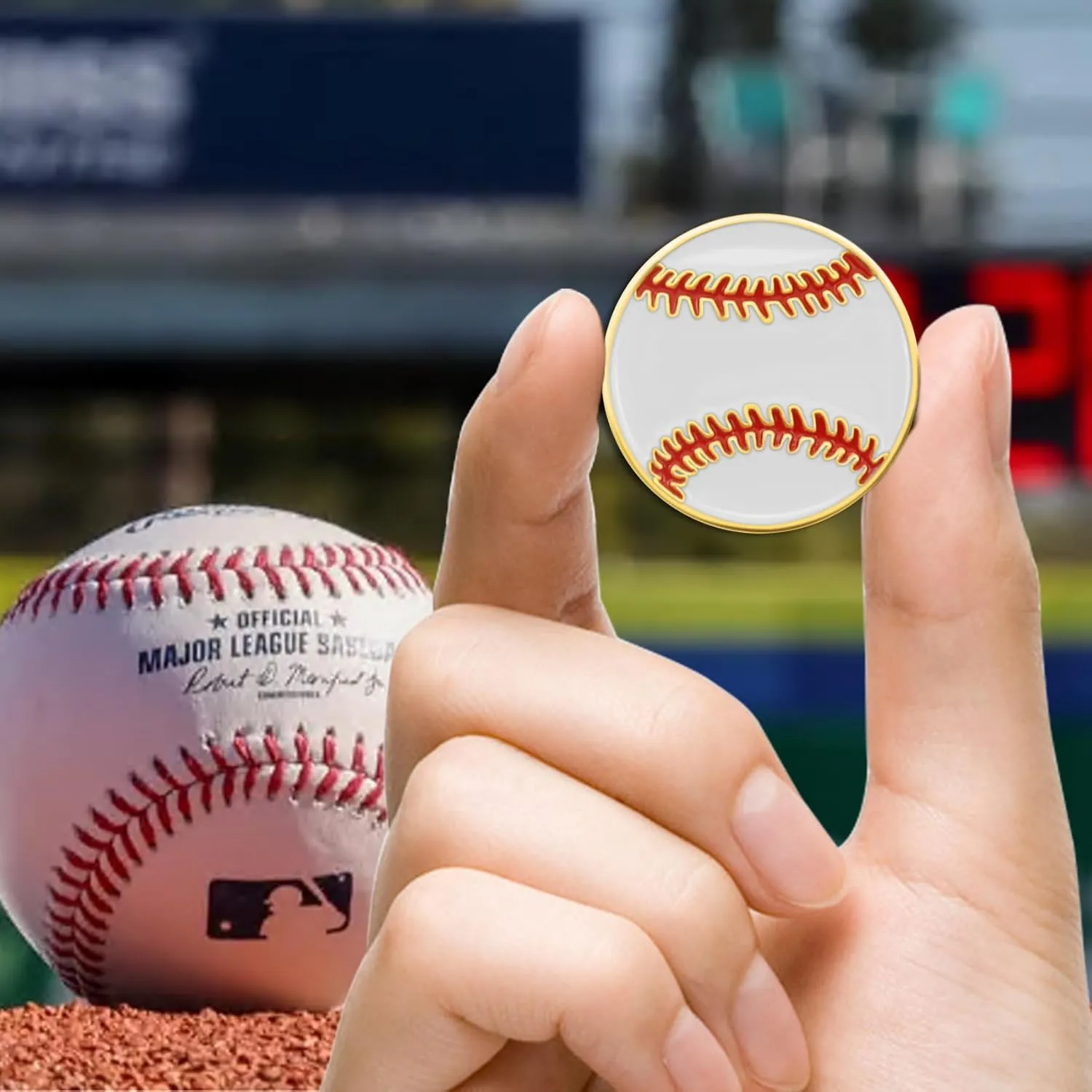 12/24/50/100Pcs Baseball Sports Enamel lapel Pin School Sports Pins For Student School Backpack Hat Decor