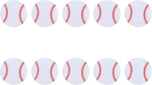 2inches/5cm Baseball Brooch,Sports Logo Pin for Backpack Clothing Decor,Sports Team Gift