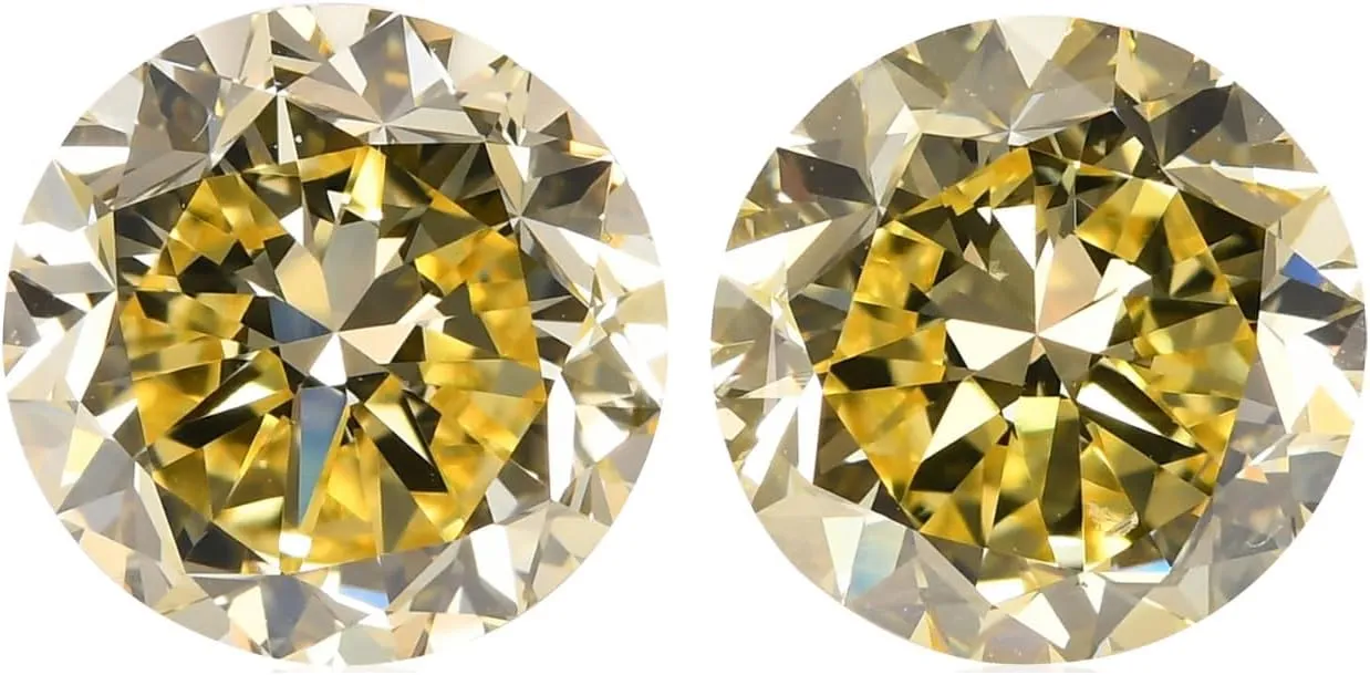 3.41 Carat Fancy Intense Yellow Loose Diamond Round Shape, VS2, GIA Certified Handmade Jewelry Loose Stone Diamonds For Jewelry Making Precious Gemstones For Crafts Real Gift For Her