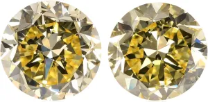 3.41 Carat Fancy Intense Yellow Loose Diamond Round Shape, VS2, GIA Certified Handmade Jewelry Loose Stone Diamonds For Jewelry Making Precious Gemstones For Crafts Real Gift For Her