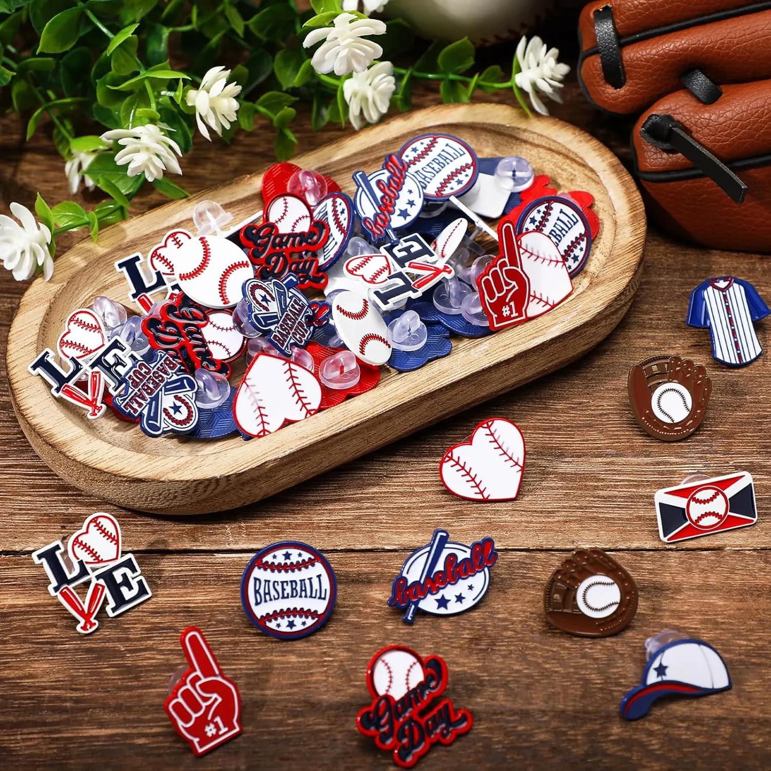 60 Pcs Baseball Softball Soccer Football Enamel Pins Bulk Sport Trading Lapel Pin Senior Night Party Favors for Hat Shirt Backpack Sport Player Award Gift, 12 Style