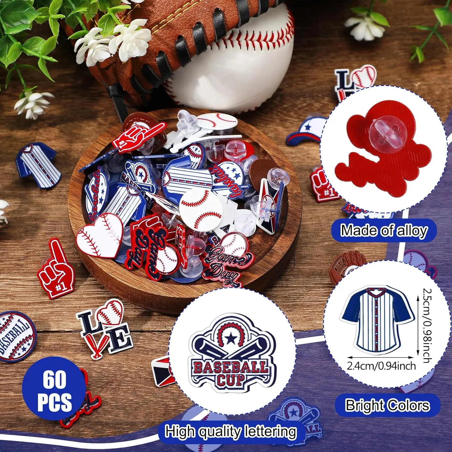 60 Pcs Baseball Softball Soccer Football Enamel Pins Bulk Sport Trading Lapel Pin Senior Night Party Favors for Hat Shirt Backpack Sport Player Award Gift, 12 Style