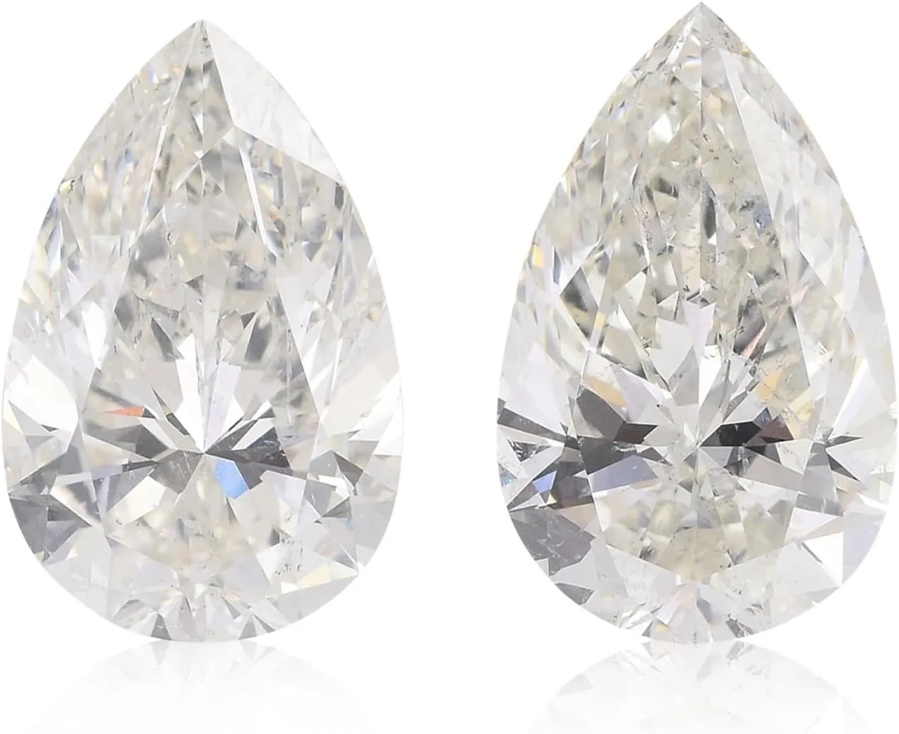 6.02 Carat I Loose Diamond Pear Shape, SI2, GIA Certified Rare Gift For Her Handmade Jewelry Fancy Gift Loose Stone Diamonds For Crafts For Personalized Jewelry Diamonds For Jewelry Making