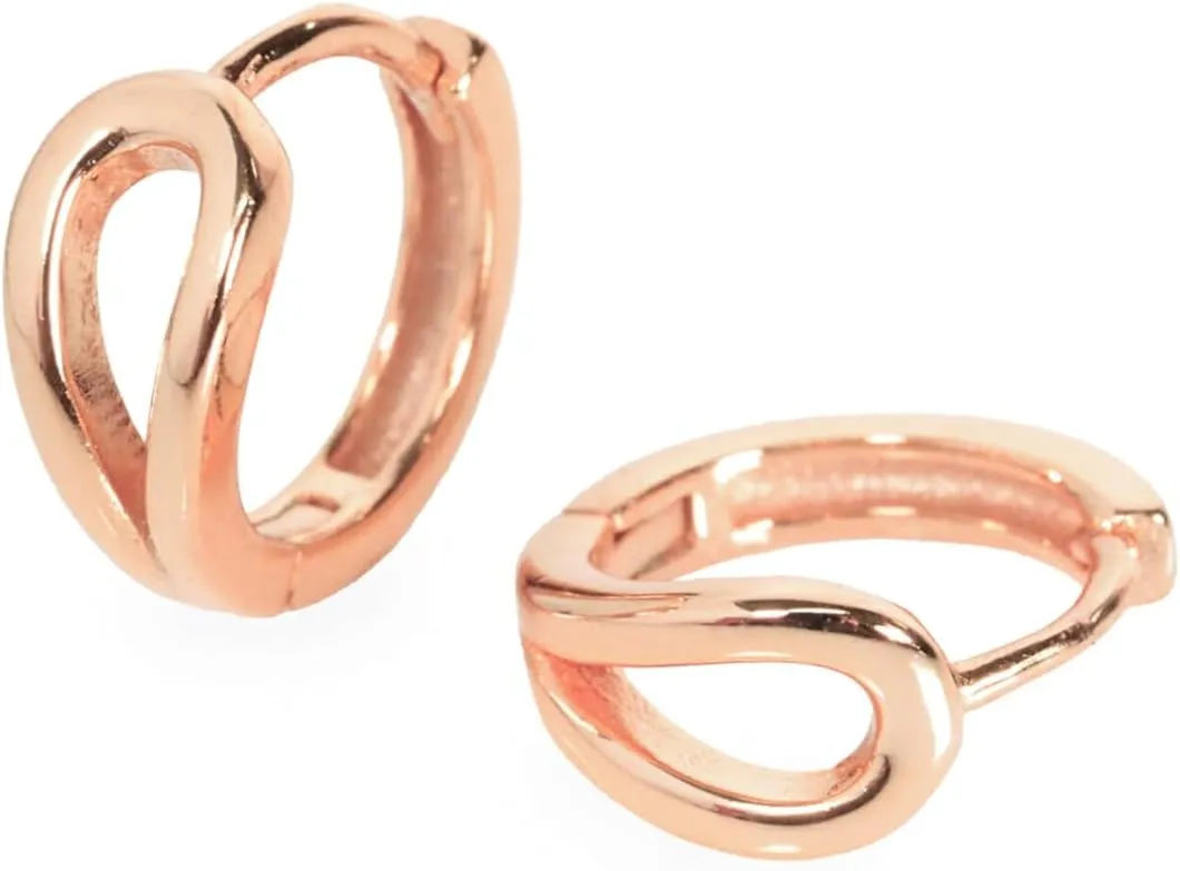 925 Sterling Silver Huggie Hoop Earrings for Women  Hypoallergenic, Nickel-Free, Lightweight Minimalist Jewelry, Clip-On Closure, Small Twist Hoops, Gift for Her