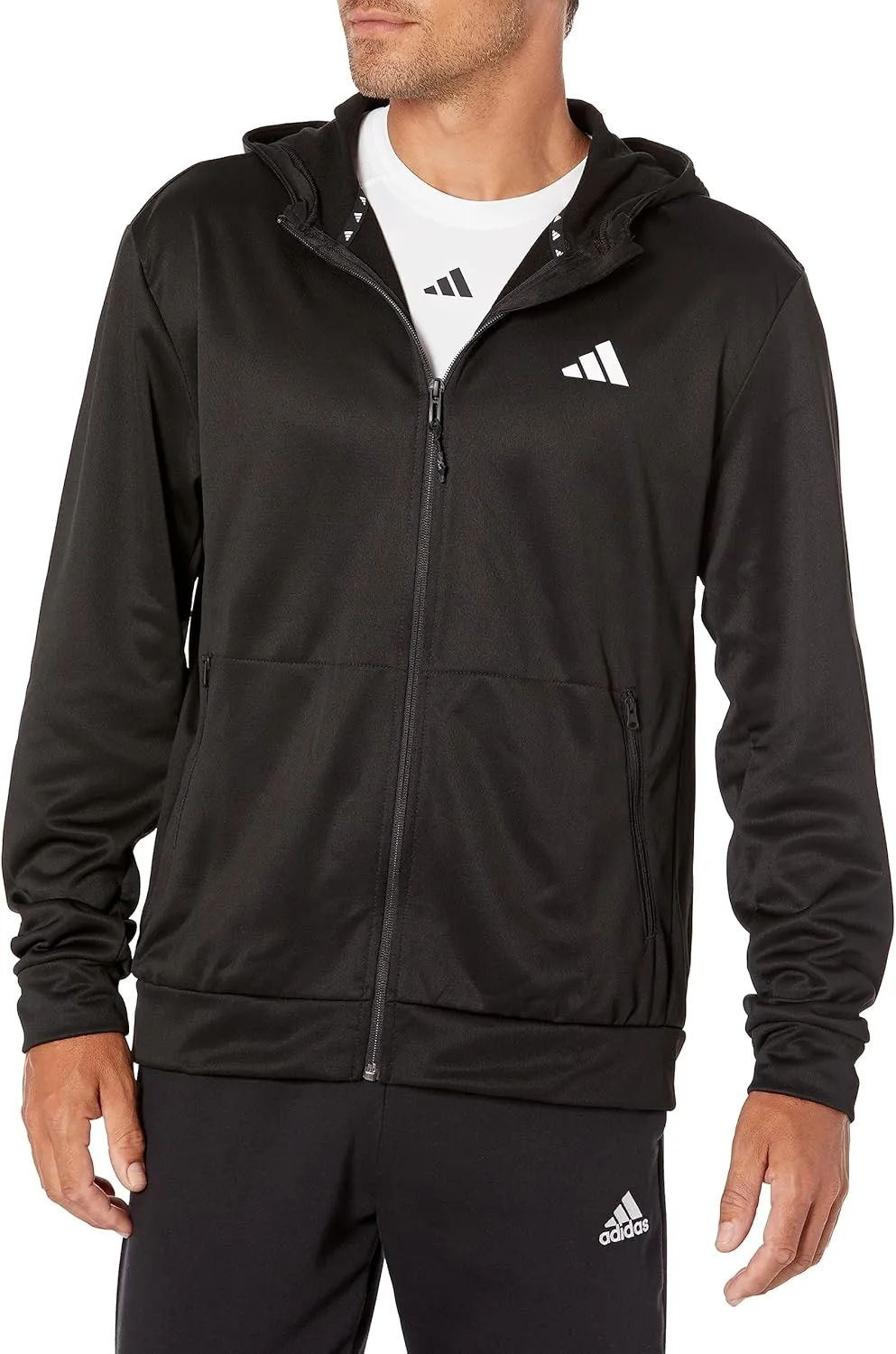 adidas Men's Training Essentials Seasonal Woven Full-zip Jacket