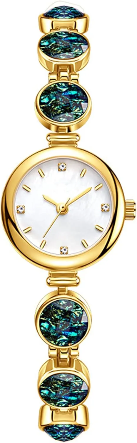 ADSBIAOYE Women's Watches Luxury Vintage Crystal Diamond Bracelet Watch Ladies Fashion Dress Quartz Wrist Watch Stainless Steel Waterproof Gift Watch