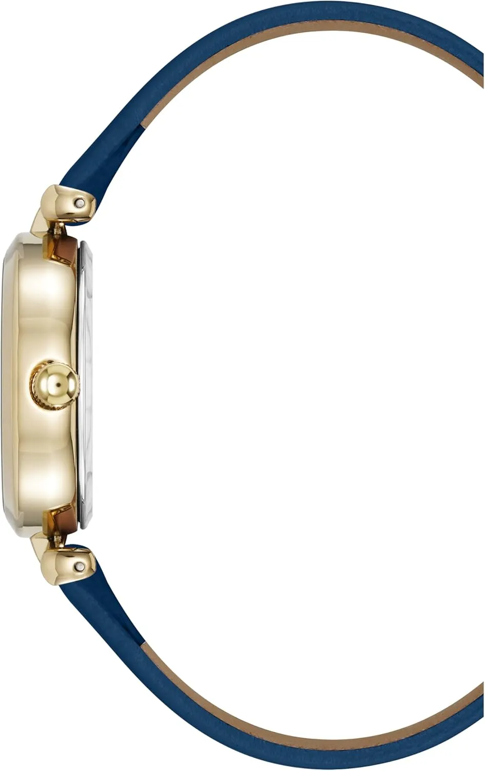 Anne Klein Women's Premium Crystal Accented Sustainable Leather Strap Watch