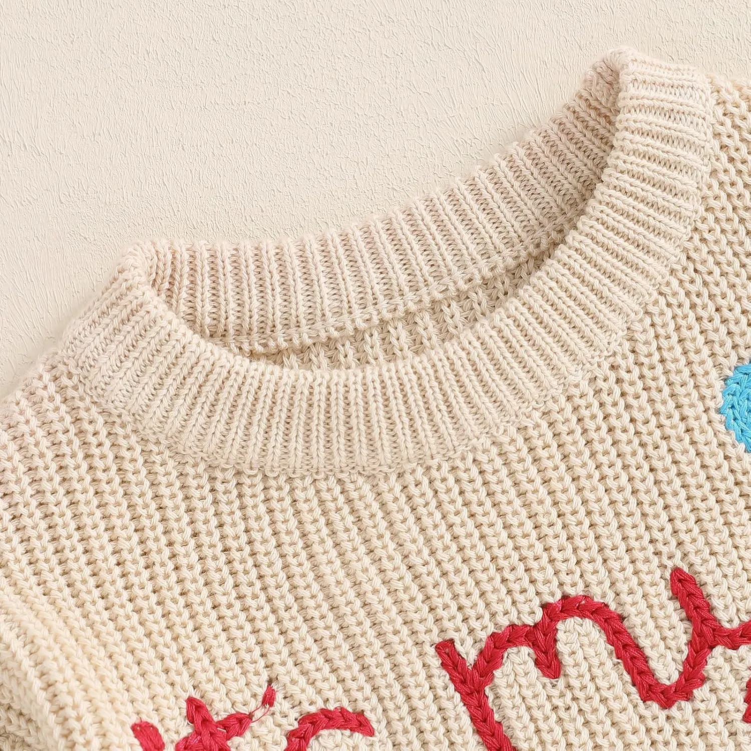 Baby Girl Cute Letter Balloon Embroidery Long Sleeve Oversized Sweater Toddler Birthday Fall Winter Outfits