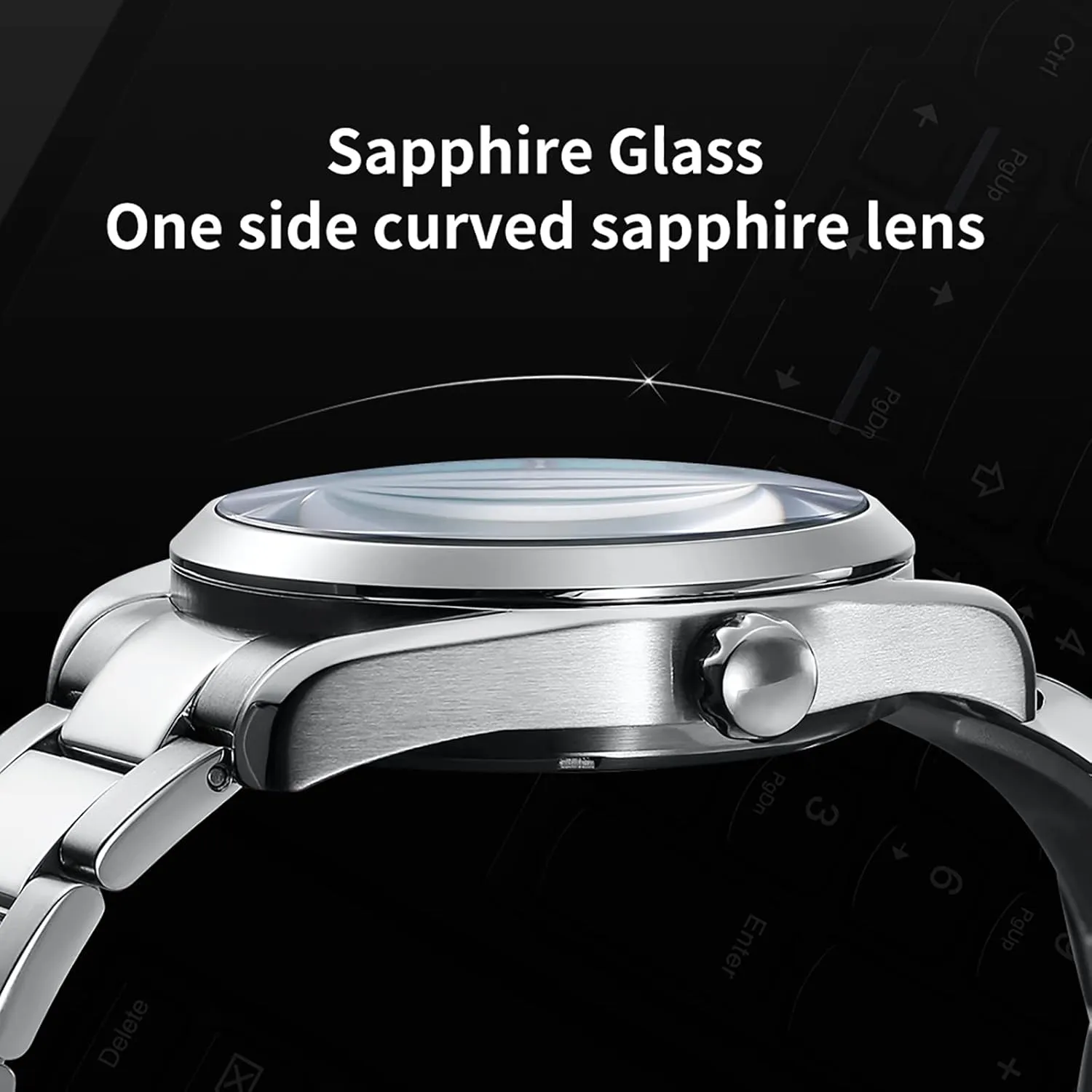 BERNY Automatic Watch for Men NH35 Movement Mechanical Watches with Screw-in Crown 20ATM Waterproof Sapphire Glass Stainless Steel Wristwatch Super Luminous