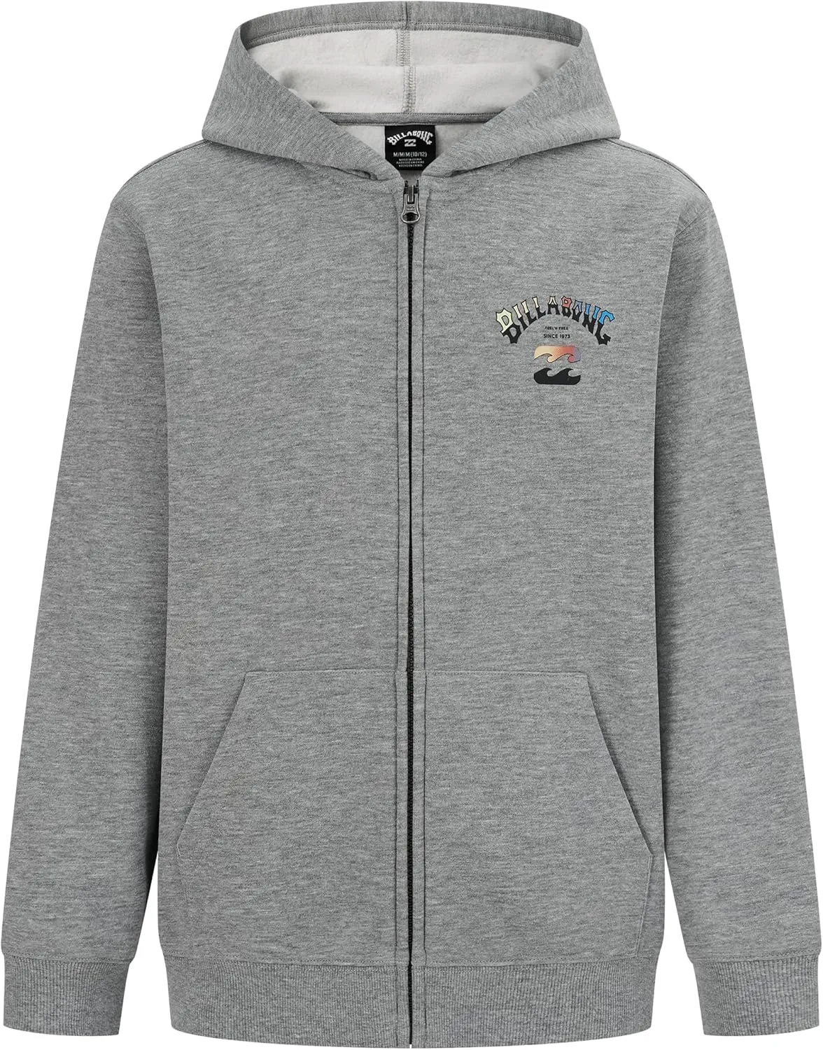 Billabong Boys' Full-Zip Fleece Hoodie Sweatshirt