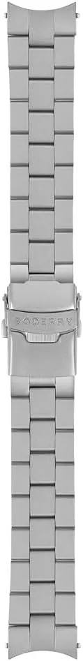 BODERRY Men's Watch Titanium Automatic Field Watch 40mm Military Watch Day Date Function 100M Waterproof with Titanium Bracelet Japanese Mechanical Movement & Screw Down CrownVoyager