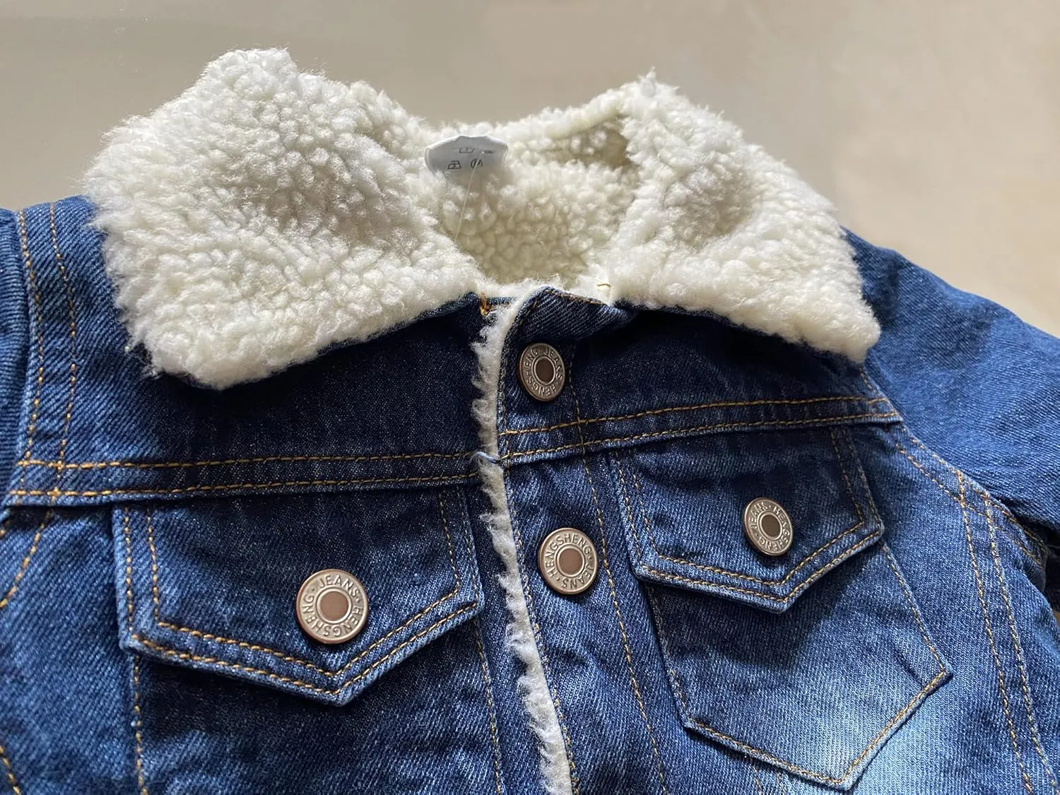 Boys' Denim Jacket Outerwear, 12M-14 Years