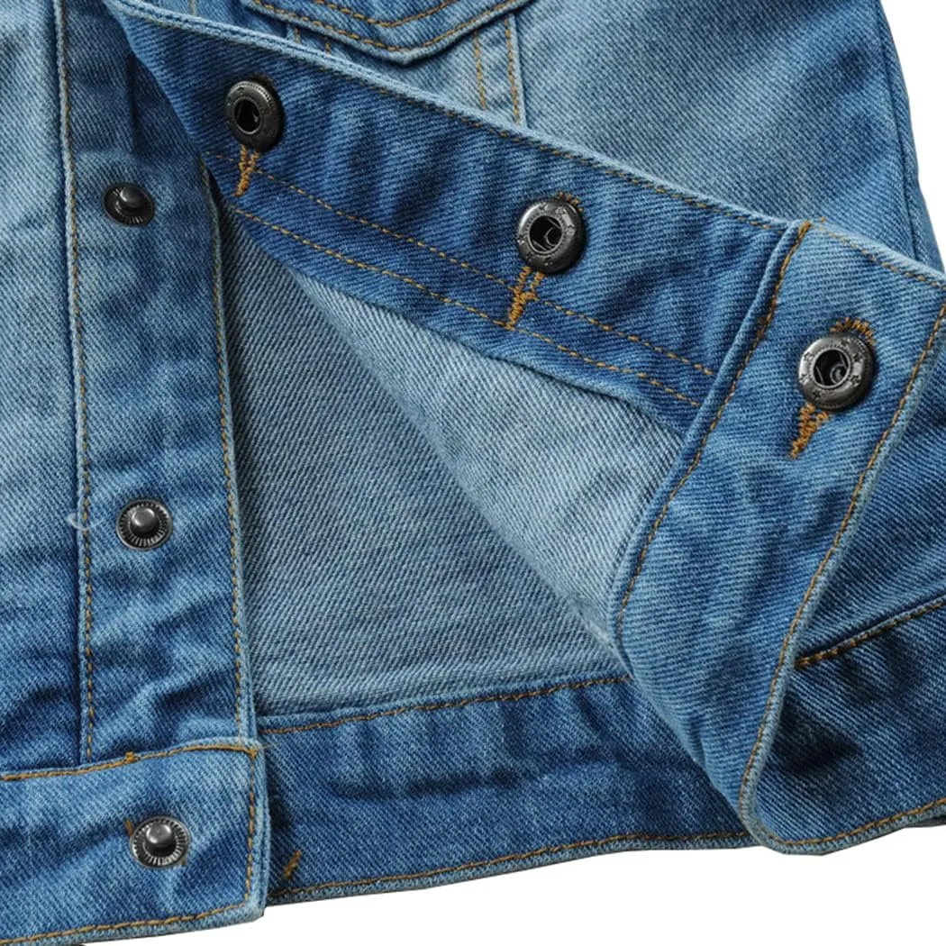 Boys' Denim Jacket Outerwear, 12M-14 Years
