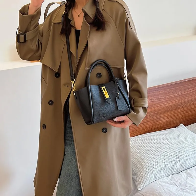 Bucket Bag for Women,Trendy Bucket Crossbody Bag Small Vintage Elegant Tote Bag Women's Shoulder Handbags Cluth Purse