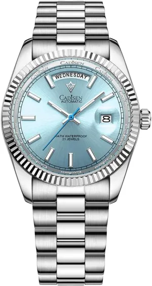 CADISEN Design Men Watches Mechanical Automatic 100M Waterproof Brand Luxury Stainless Steel Watch H0mage