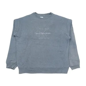 Calvin Klein Grey Embroidered Sweatshirt