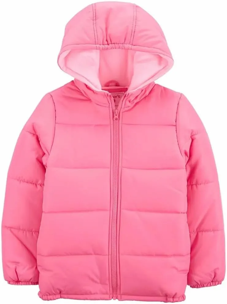 Carter's Cozy Quilted PufferCoat for Girls - Warm and Stylish Winter Outerwear