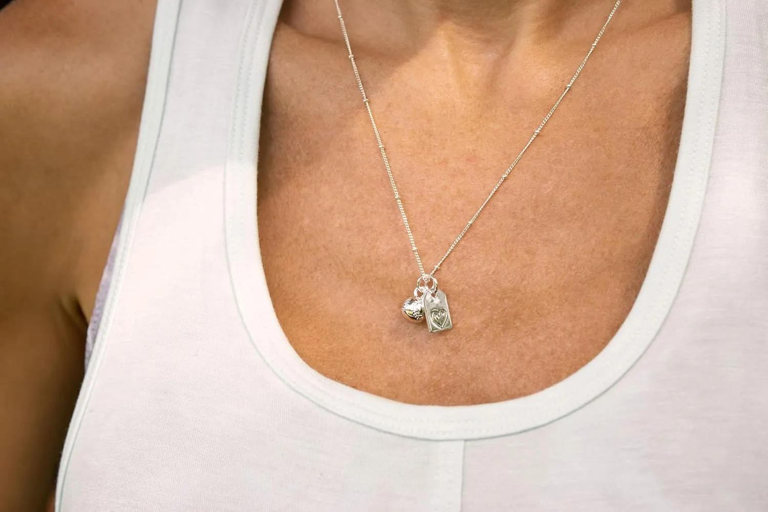 Chelsea Charles Sports Mom Double Charm Necklaces