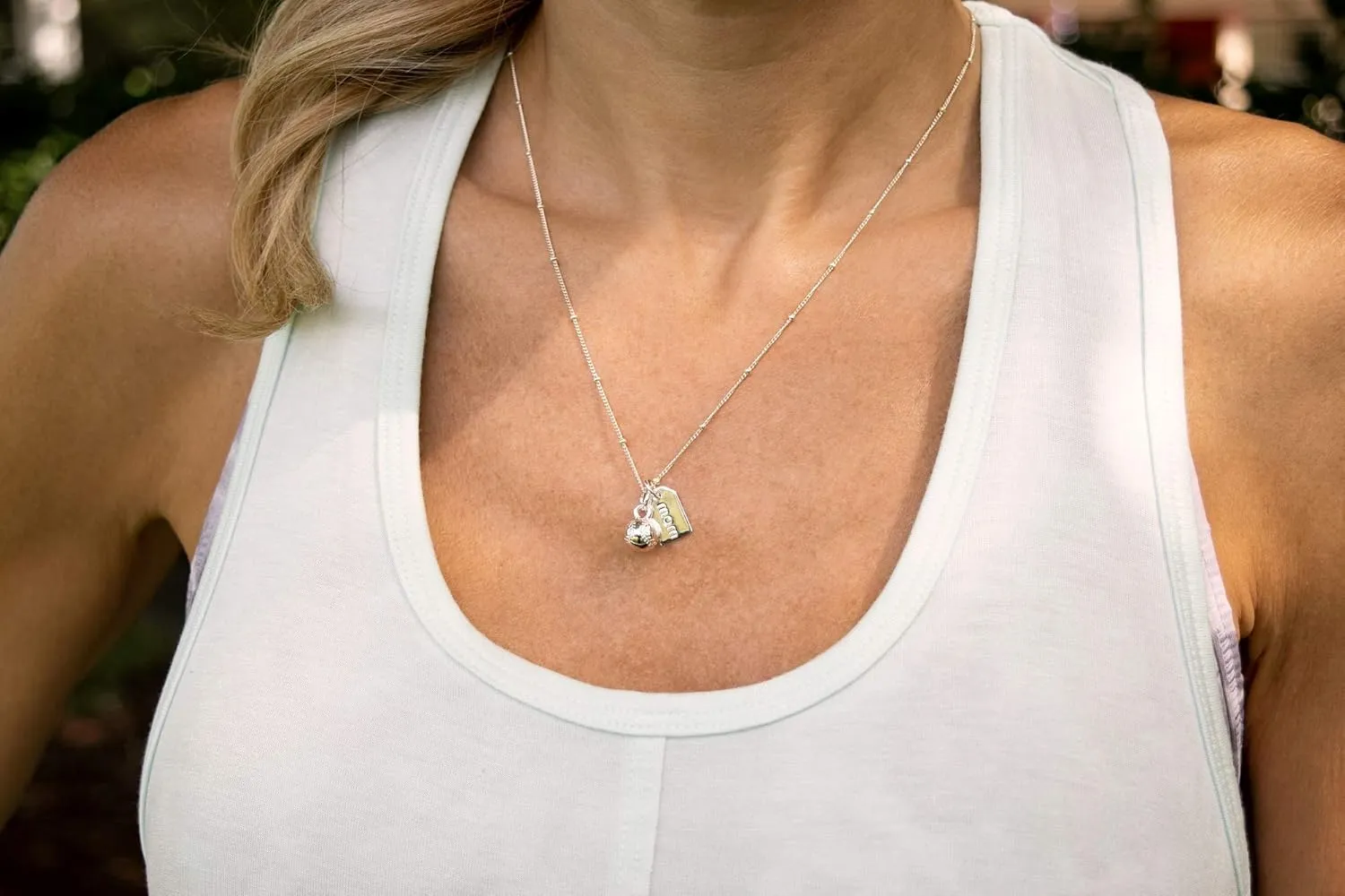 Chelsea Charles Sports Mom Double Charm Necklaces