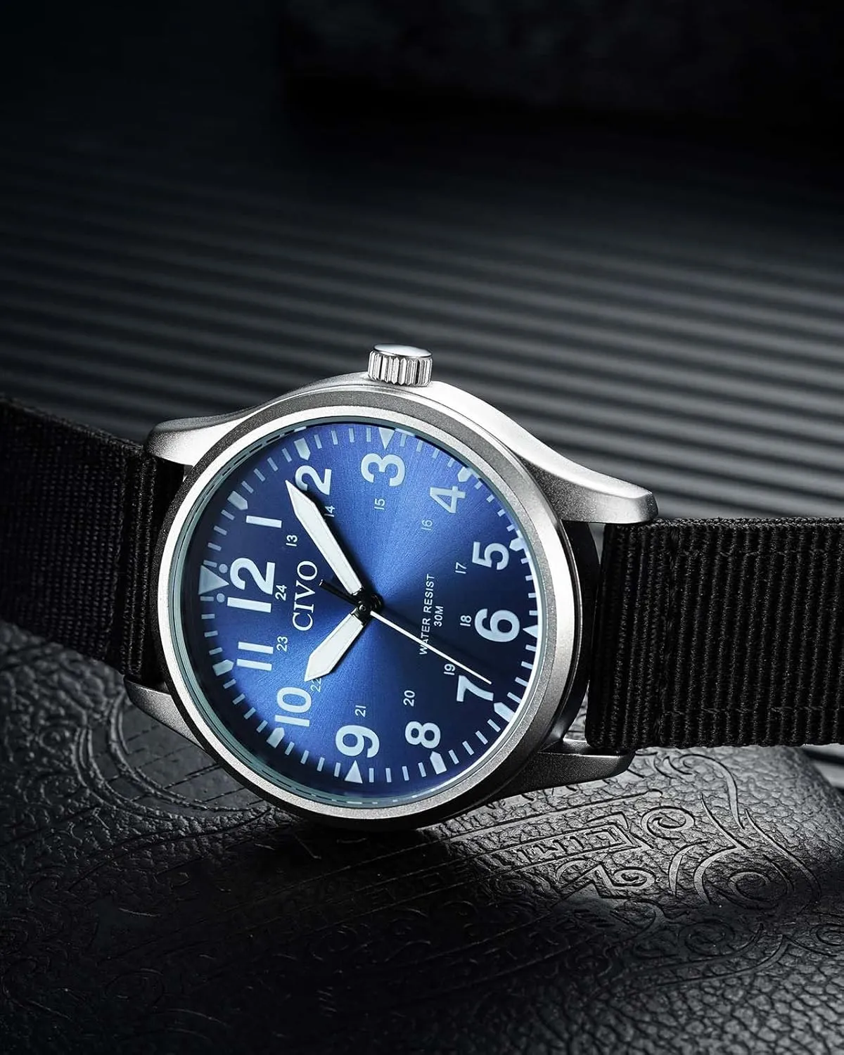 CIVO Military Watch for Men Waterproof: Analog Mens Watches Classic- Field Wrist Watches for Man