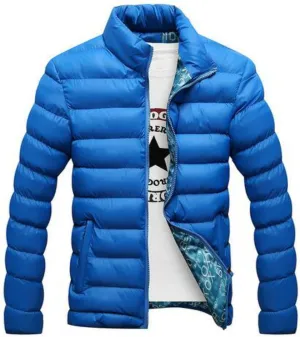 Colygamala Men's Winter Cotton Padded Jacket Sports Quilted Outerwear Coat