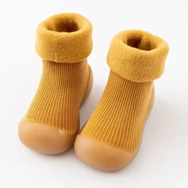Comfortable Slip on Rubber Sole Sock