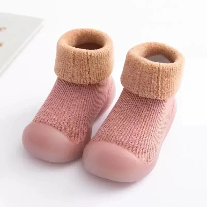Comfortable Slip on Rubber Sole Sock