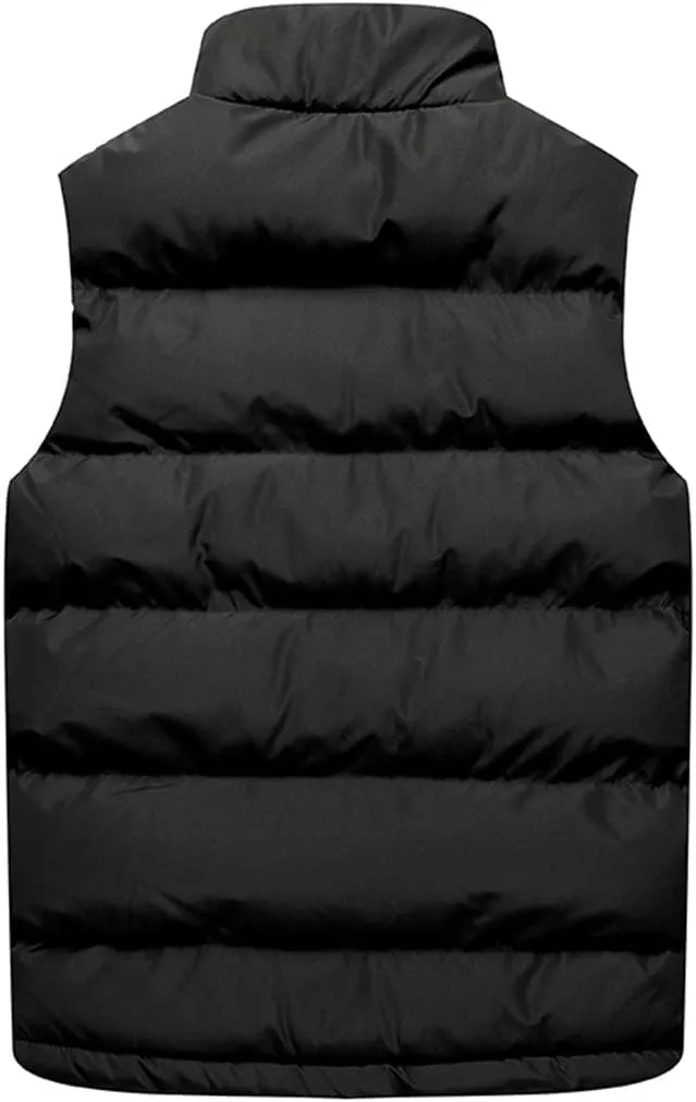 Cotton Vest Men Winter Jackets Thick Sleeveless Coat Warm Padded Waistcoat