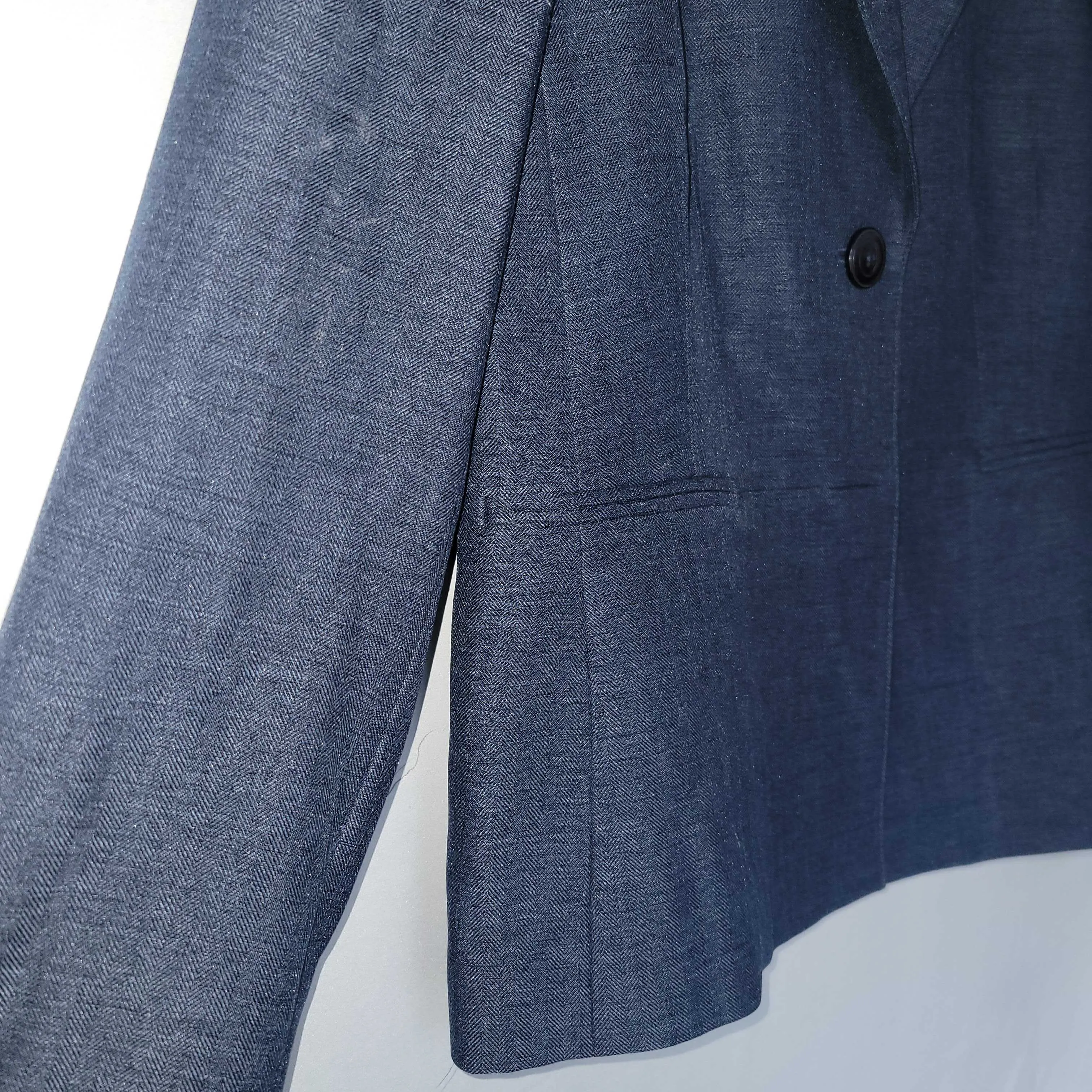 Dark Blue 1980's Le Suit Blazer