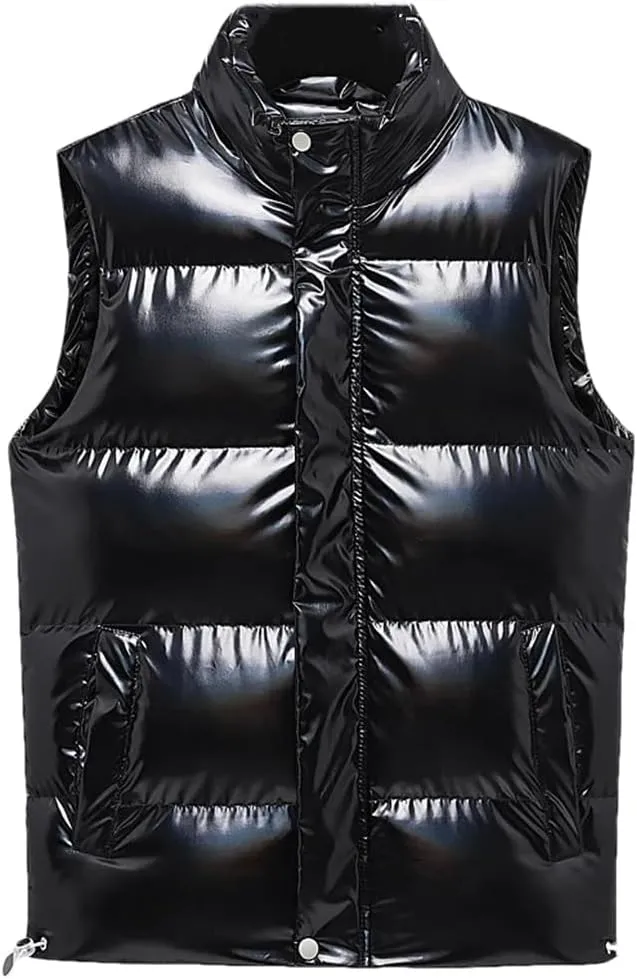 DBFBDTU Men Sleeveless Jacket Winter Men Warm Cotton Padded Vest Jackets Male Autumn Waistcoat