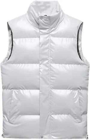 DBFBDTU Men Sleeveless Jacket Winter Men Warm Cotton Padded Vest Jackets Male Autumn Waistcoat