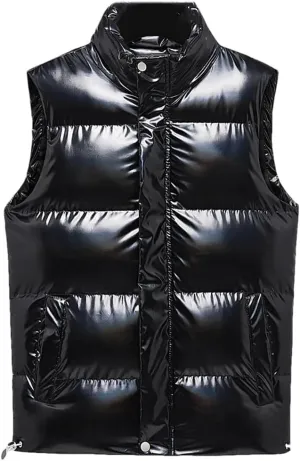 DBFBDTU Men Sleeveless Jacket Winter Men Warm Cotton Padded Vest Jackets Male Autumn Waistcoat
