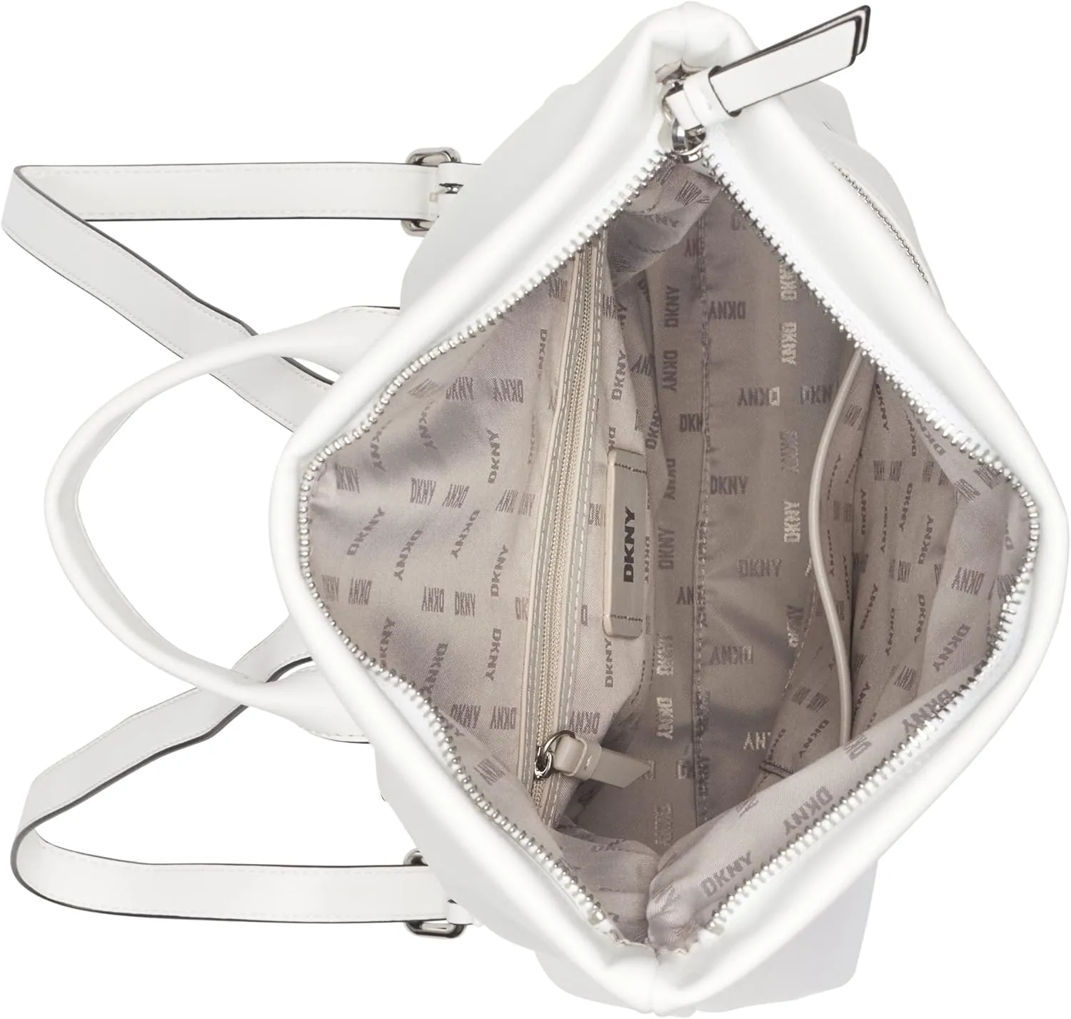 DKNY Women's Tilly Backpack, Optic White, One Size
