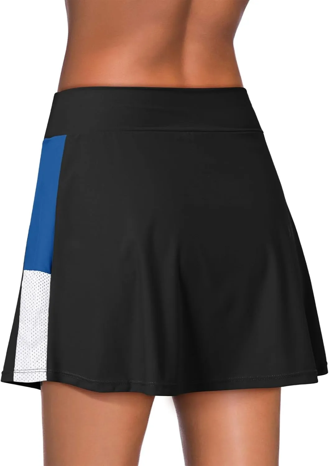 Dokotoo Womens Swim Skirt Tummy Control Color Block Tankini Swimdress Bikini Bathing Suit Swimsuit Bottoms