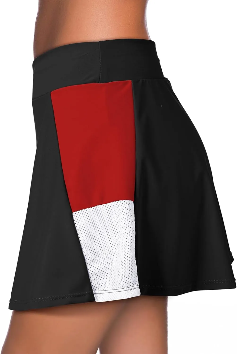 Dokotoo Womens Swim Skirt Tummy Control Color Block Tankini Swimdress Bikini Bathing Suit Swimsuit Bottoms