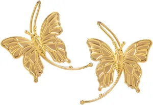 Elegant Fairy Butterfly Ear Cuffs Earrings for Women Versatile Earring Cuff Non Piercing