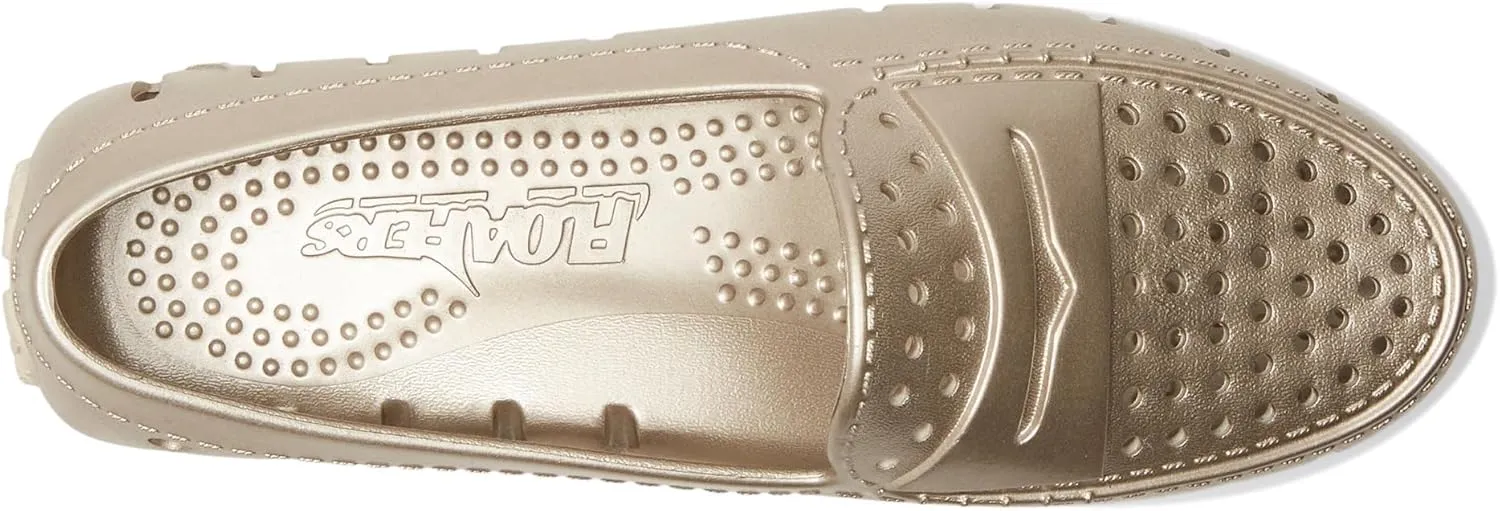 Floafers Women's Metallic Posh Driver Driving Style Loafer