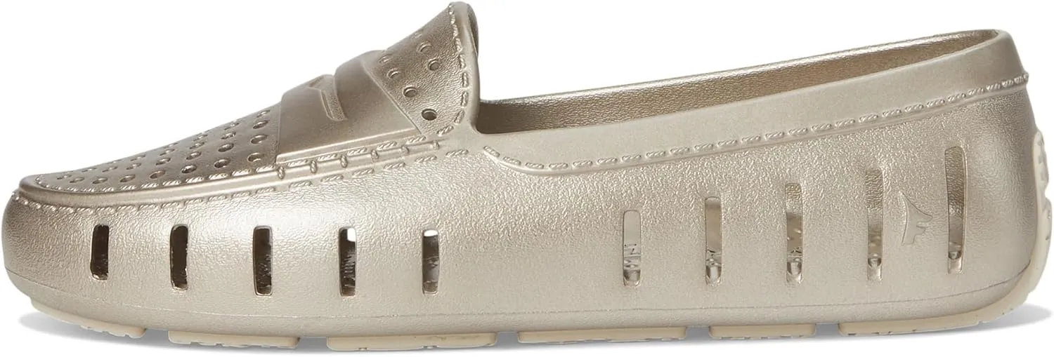 Floafers Women's Metallic Posh Driver Driving Style Loafer
