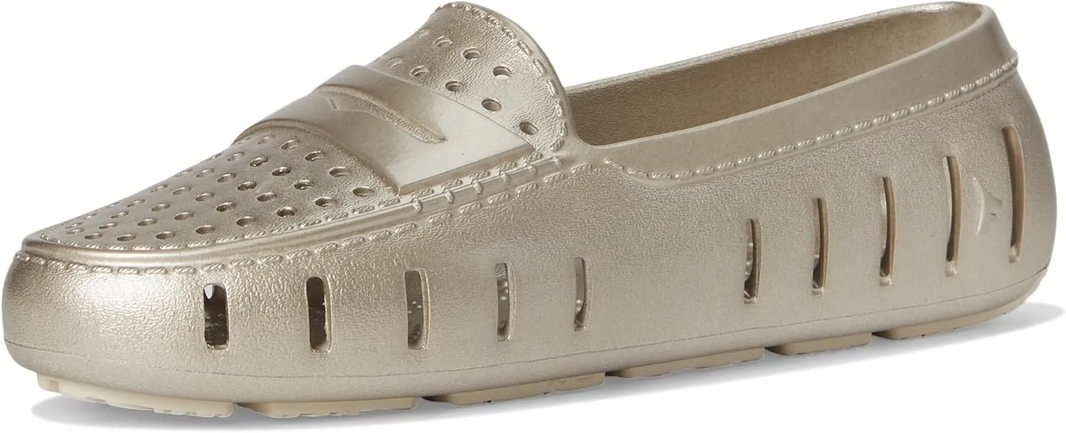 Floafers Women's Metallic Posh Driver Driving Style Loafer