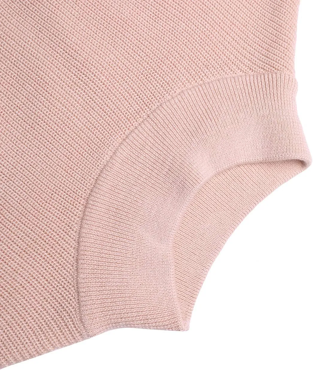 GABERLY Mock Neck Long Puff Sleeve Knitted Oversized Sweaters and Pullovers Blouse for Women