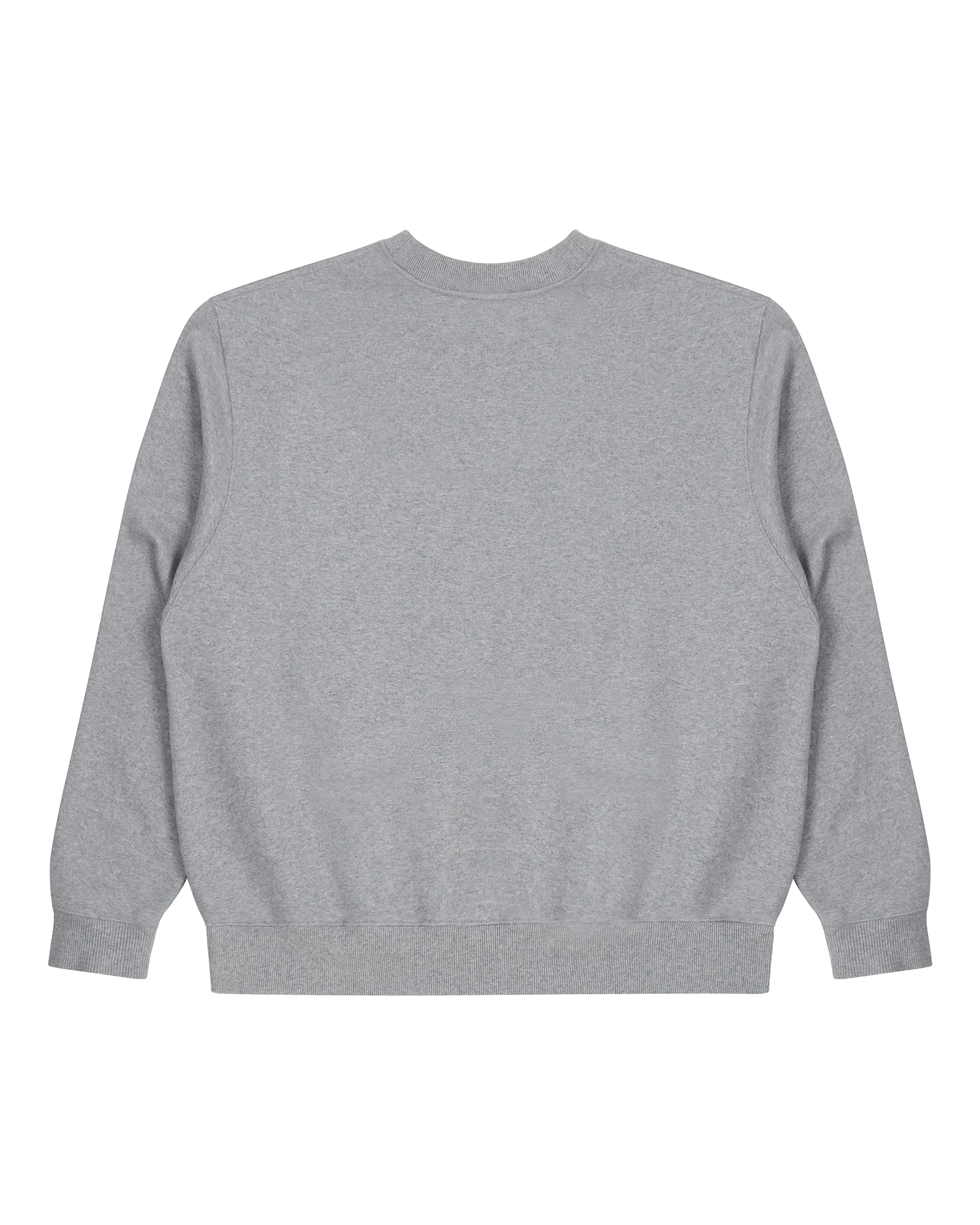 GREY BOXY CREWNECK SWEATSHIRT
