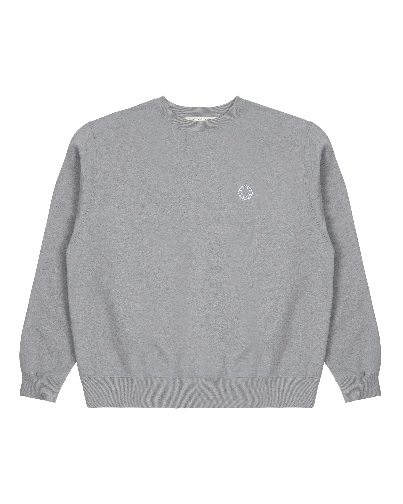 GREY BOXY CREWNECK SWEATSHIRT