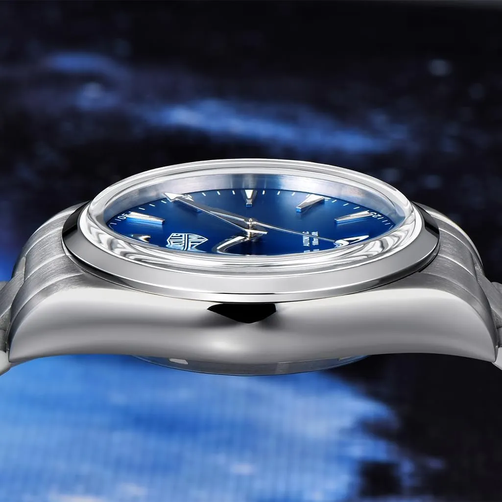 HaiQin RollsTimi 7912 Men's Automatic Watches NH35 Self Winding Movement Full Stianless Steel 100M Waterproof Fashion Dress Mechanical Wrist Watch