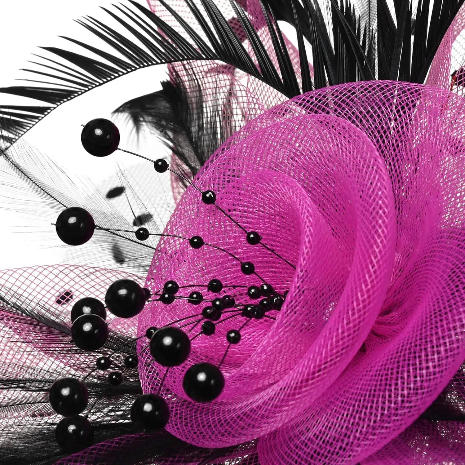 Hair Bands for Girls 8-12 Hat For Women Wedding Flower Cocktail Mesh Feathers Hair Clip Tea Party Headband Stylish Headbands Women