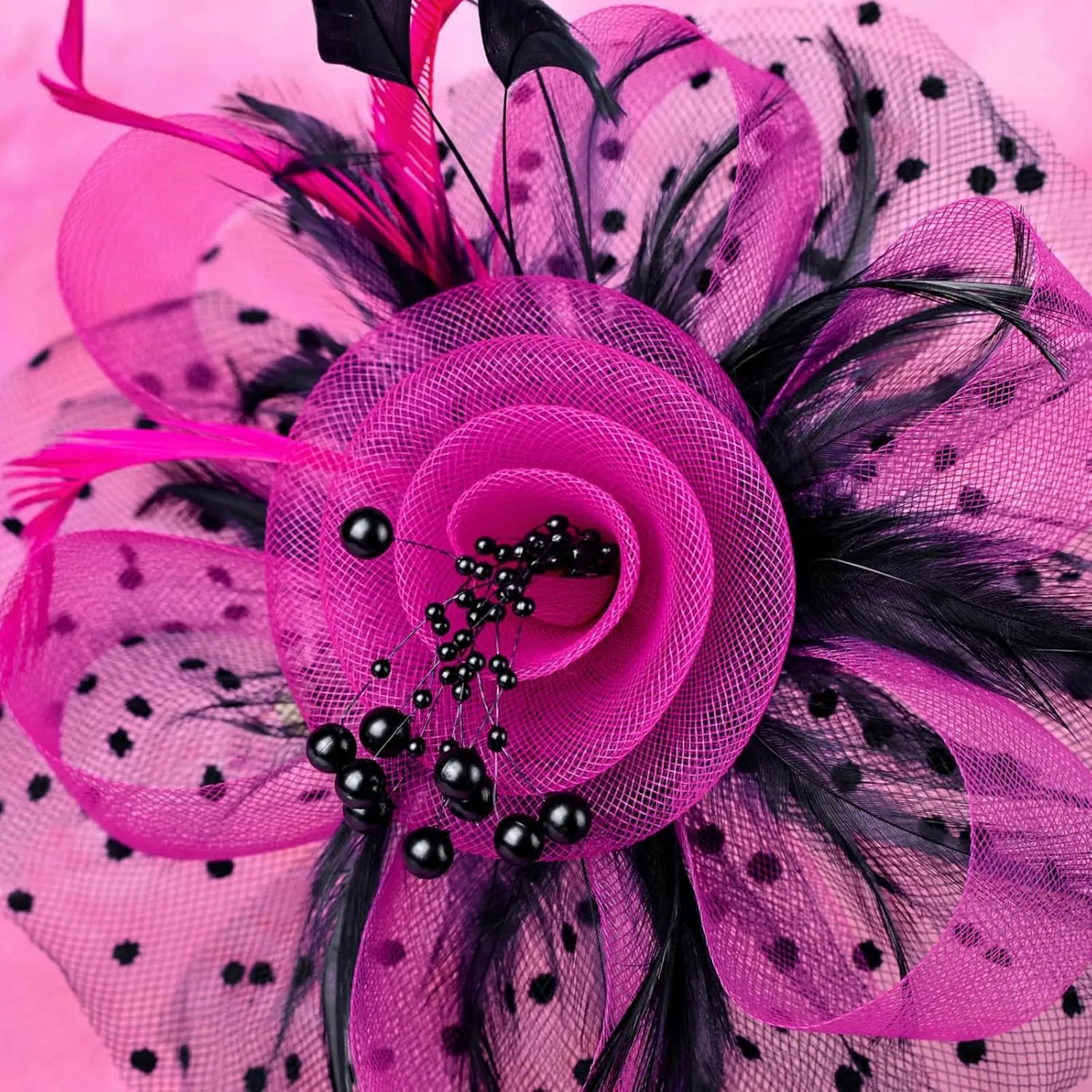 Hair Bands for Girls 8-12 Hat For Women Wedding Flower Cocktail Mesh Feathers Hair Clip Tea Party Headband Stylish Headbands Women