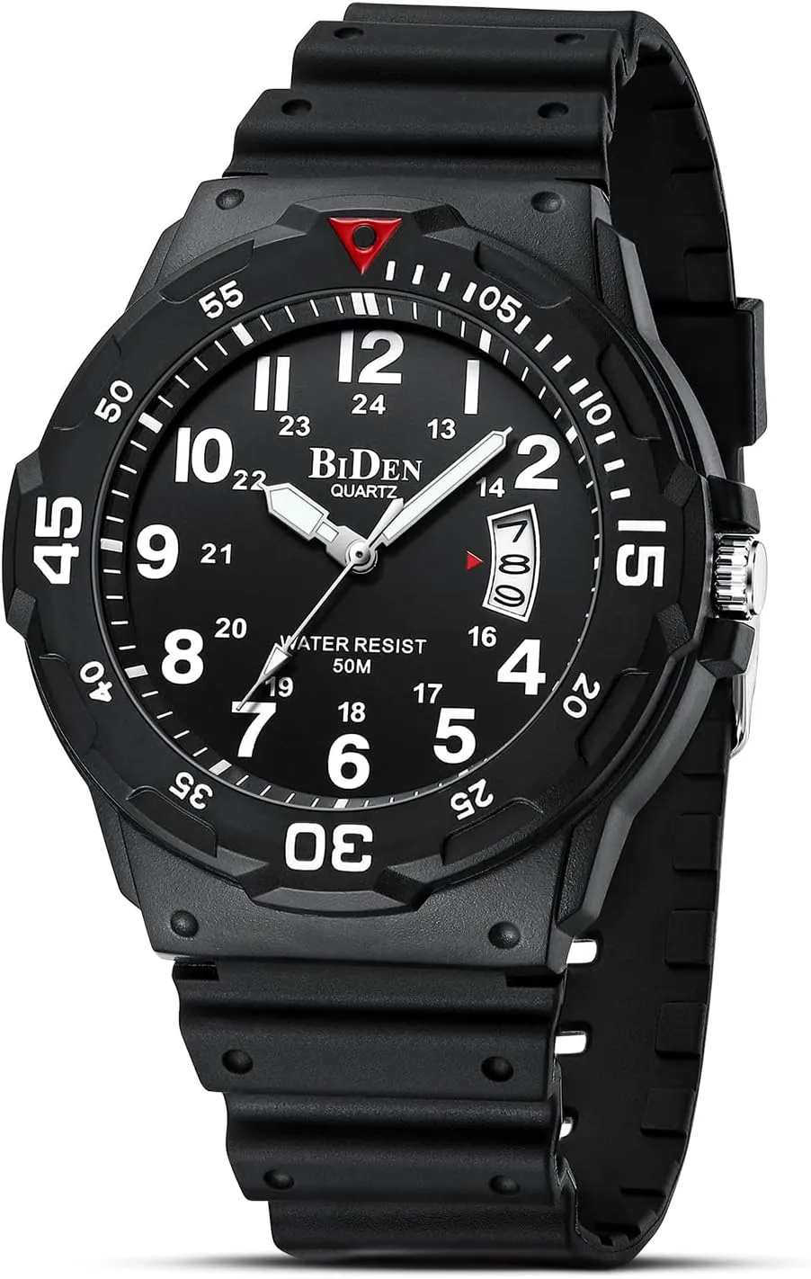 HANPOSH Mens Watches Military Army Analog Quartz Waterproof Wrist Watch for Men Date Display Nylon Tactical Field Sports Wristwatch
