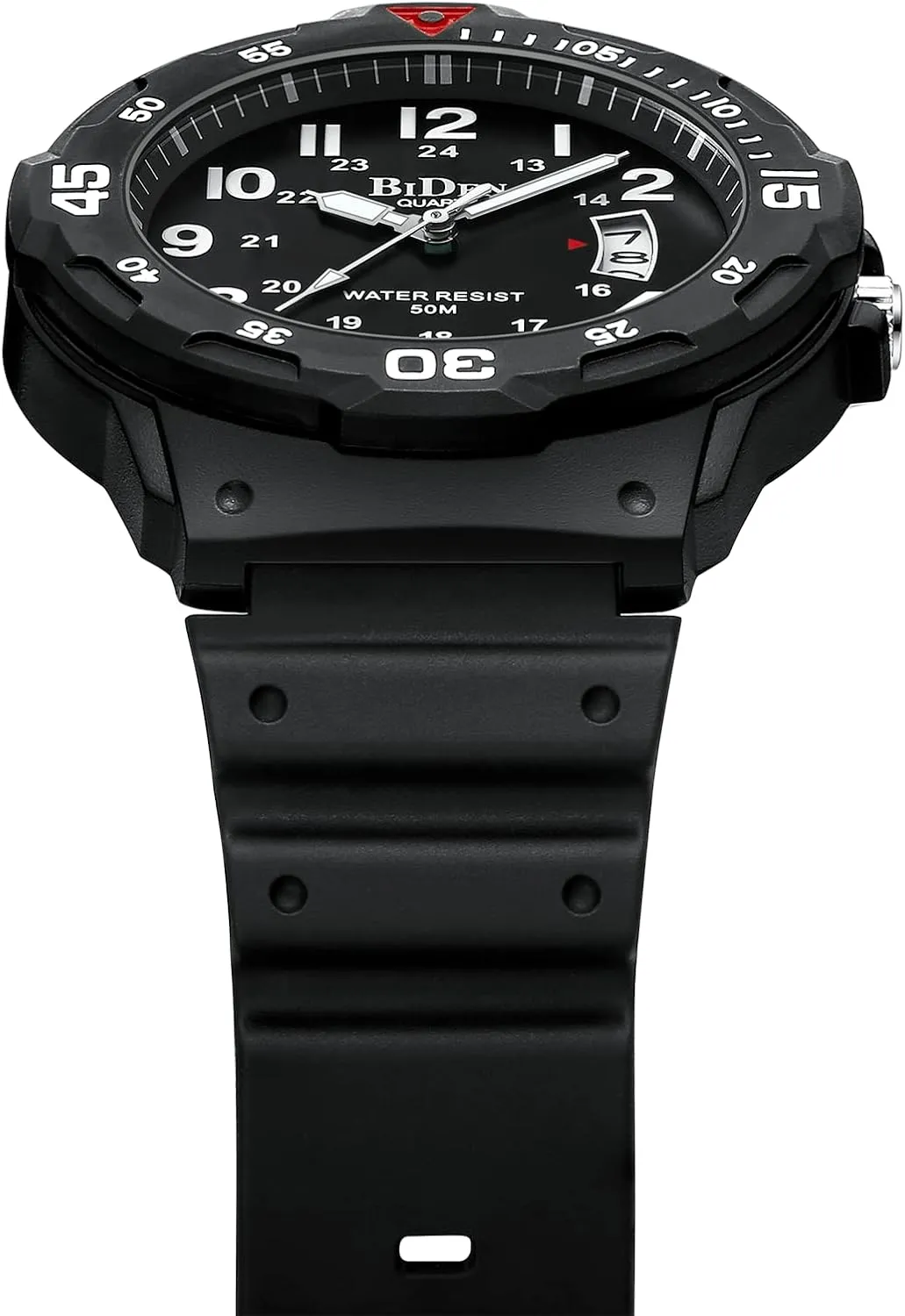 HANPOSH Mens Watches Military Army Analog Quartz Waterproof Wrist Watch for Men Date Display Nylon Tactical Field Sports Wristwatch
