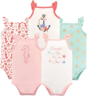 Hudson Baby Unisex Baby Cotton Sleeveless Bodysuits