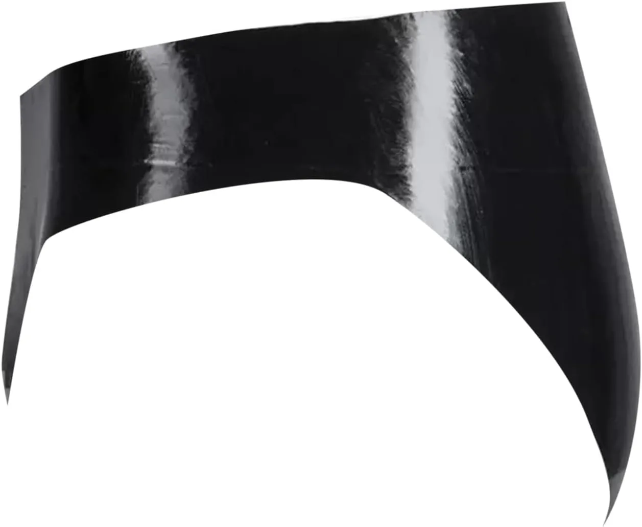 Jockstraps for Men Leather Low Rise Open Front Briefs Cut Out Wetlook Erotic Stretchy Lingerie Underpants Underwear